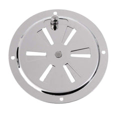 Boat Round Louvered Vent Cover Marine Stainless Steel  5"