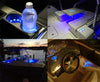 8 LED Blue Stainless Steel Cup Drink Holder
