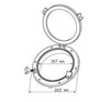 10" White Round Porthole Window for Marine